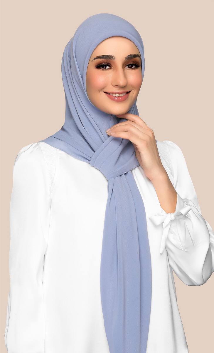 Starter Kit - Meringue Square Scarf with nanotechnology in Ocean Mist image 2