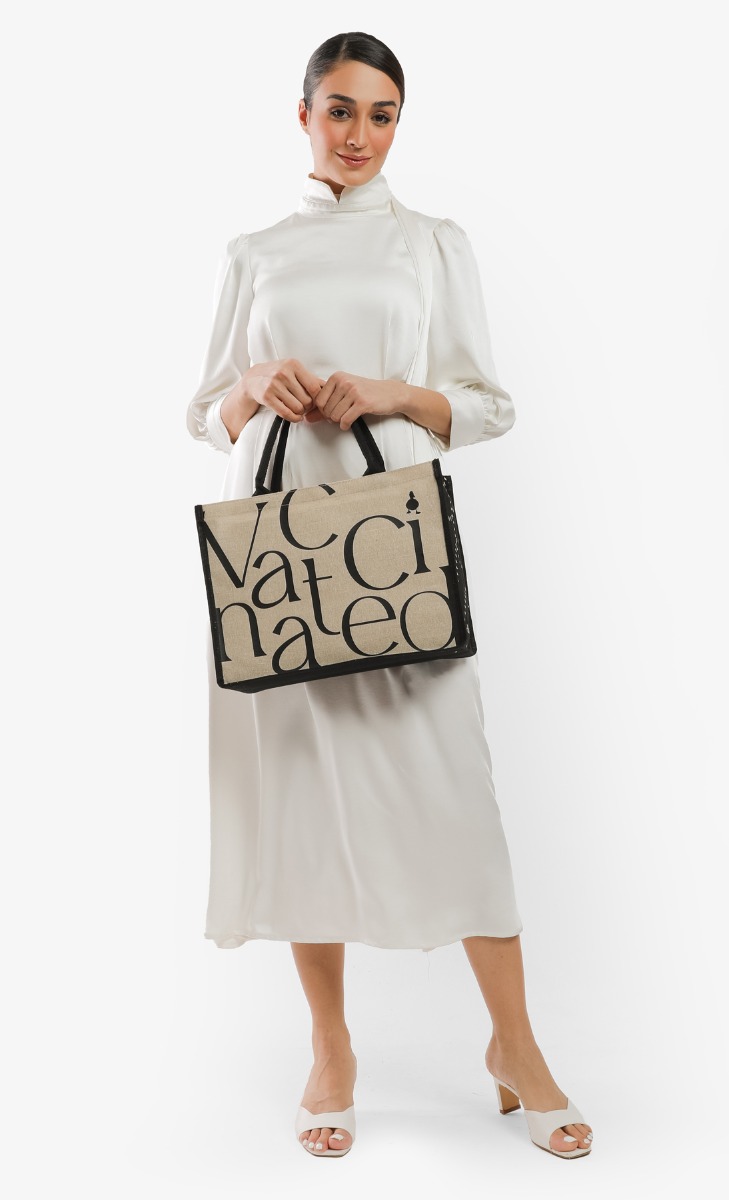 The Vaccinated dUCk Mini Shopping Bag image 2