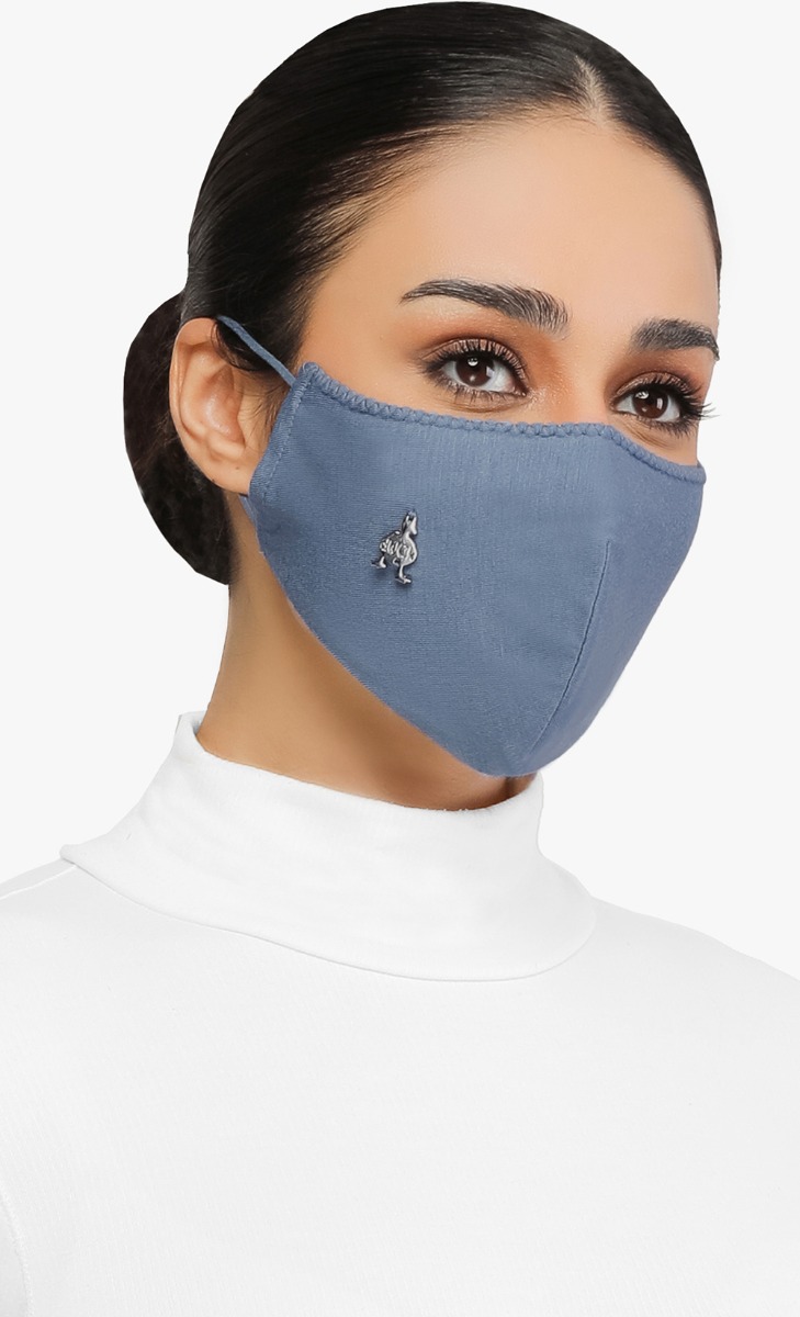 Jersey Face Mask (Ear-loop) in Swan Lake image 2