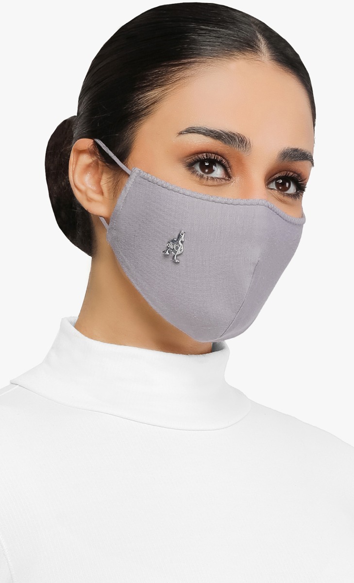 Jersey Face Mask (Ear-loop) in Misty Lilac image 2