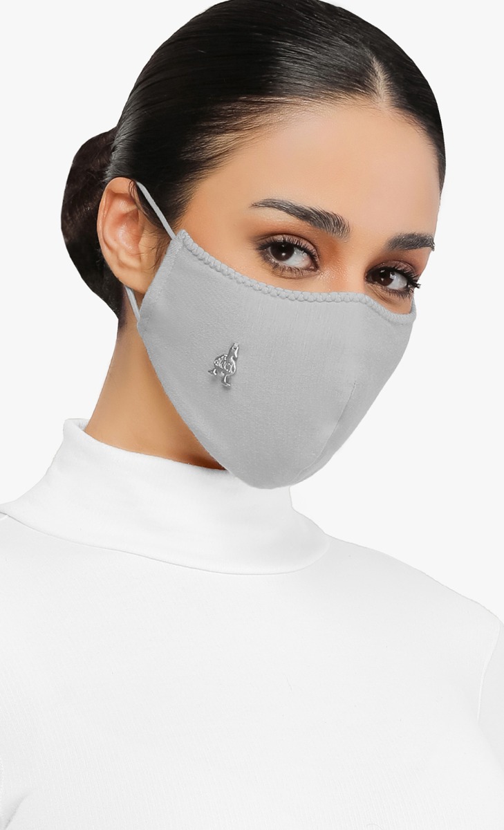 Jersey Face Mask (Ear-loop) in Bubbly image 2