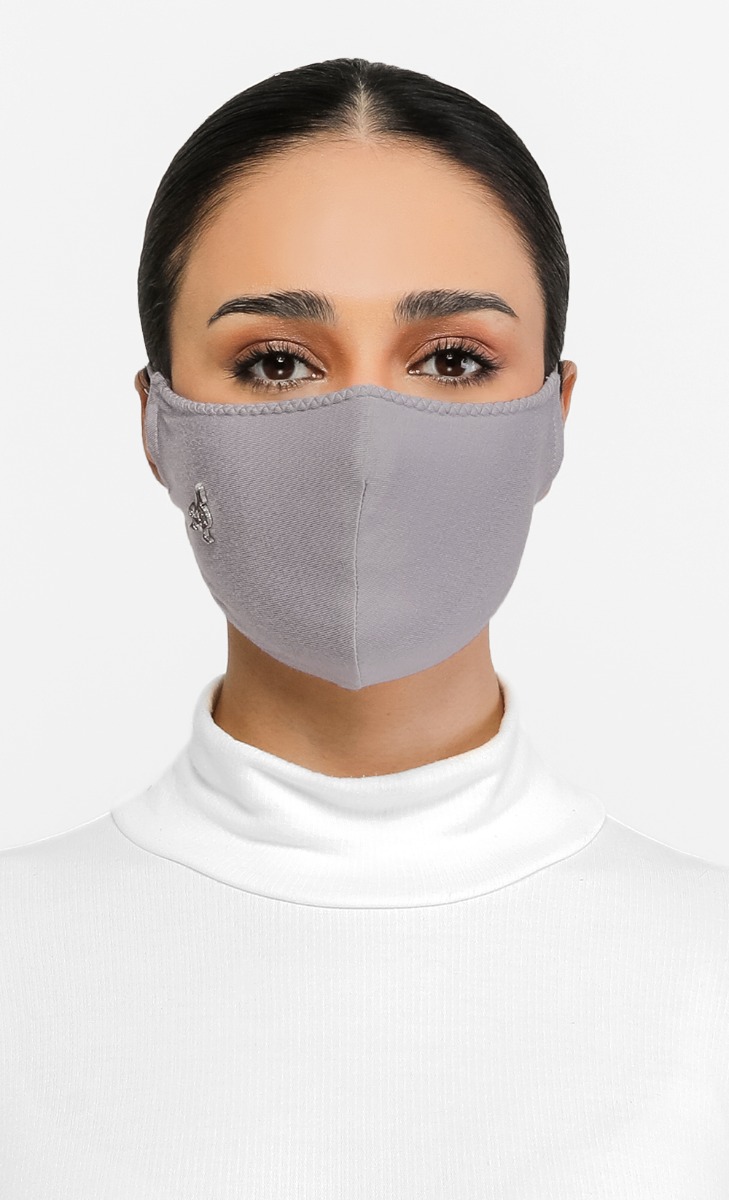Jersey Face Mask (Head-loop) in Misty Lilac