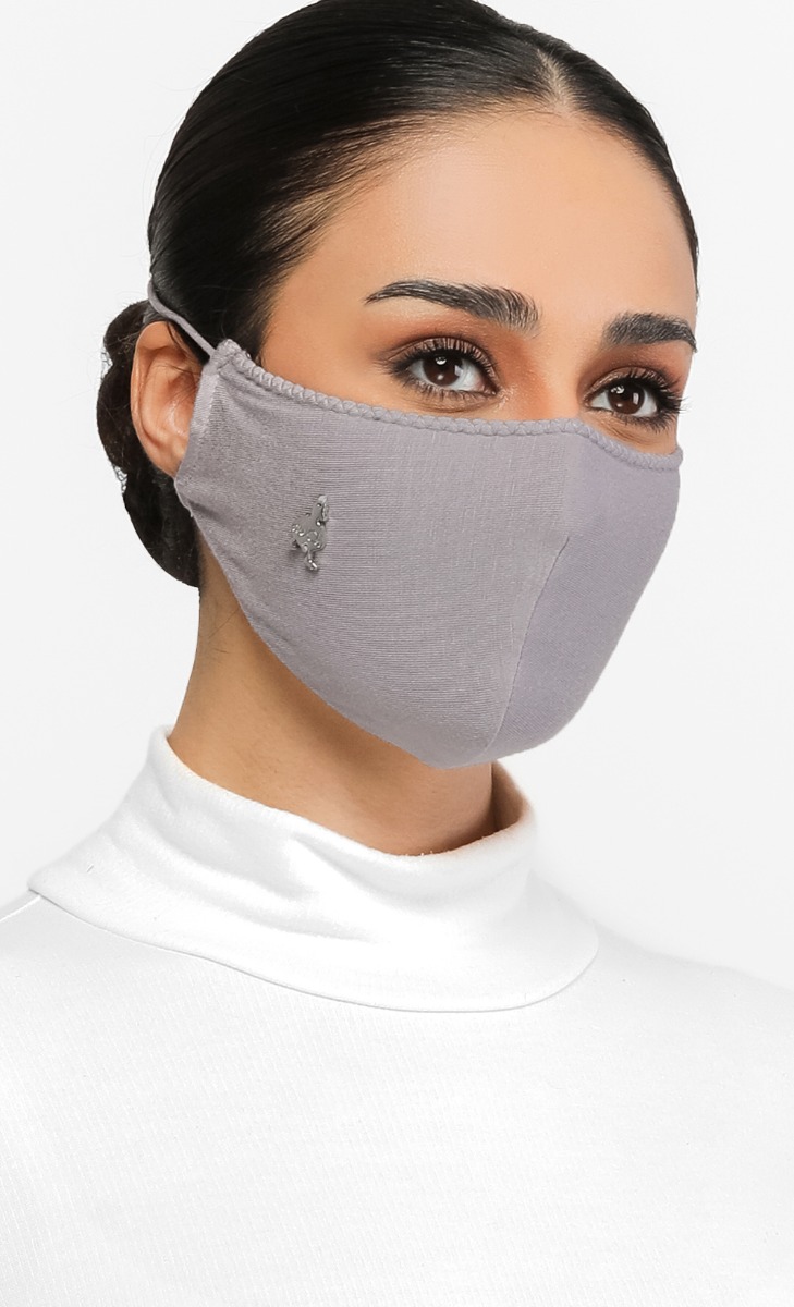 Jersey Face Mask (Head-loop) in Misty Lilac image 2