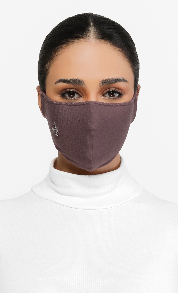 Jersey Face Mask (Head-loop) in Toffee Bean