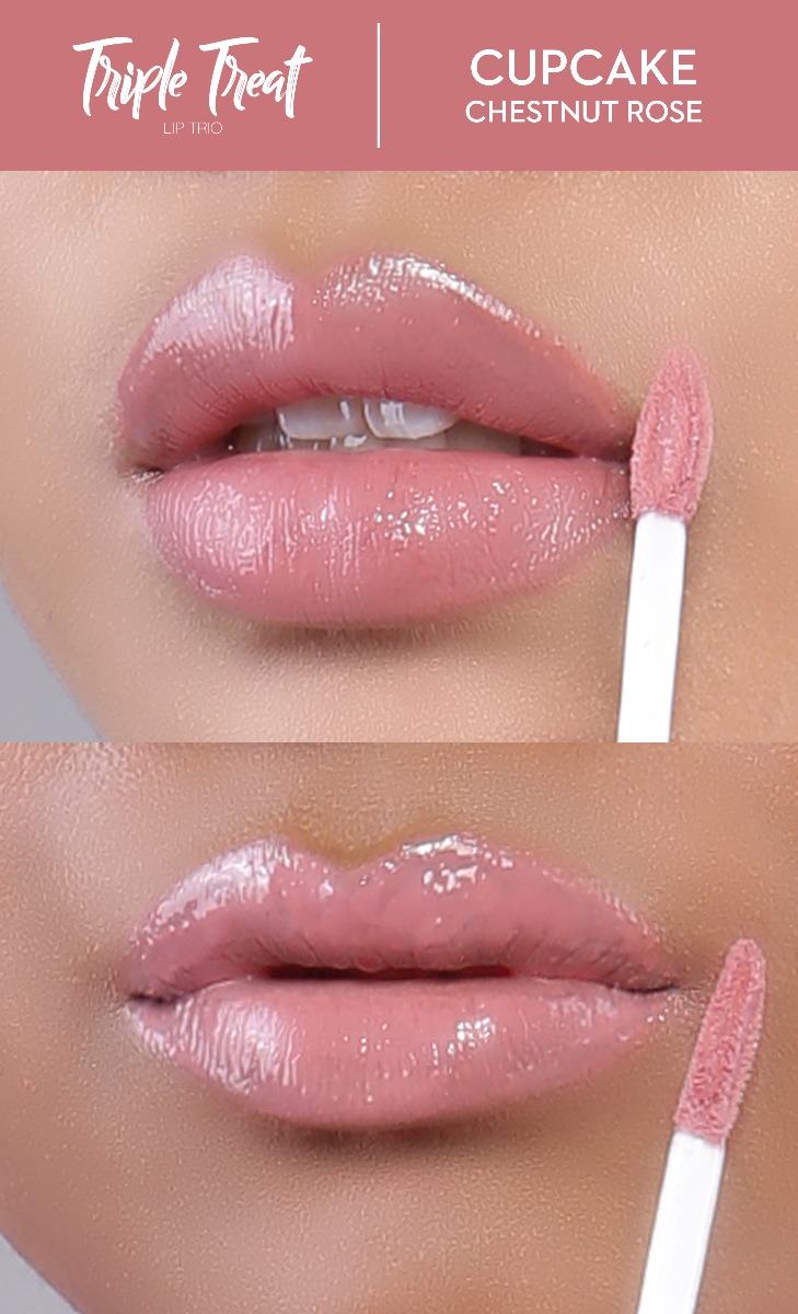 Triple Treat Lip Trio - Cupcake (Personalise It) image 2