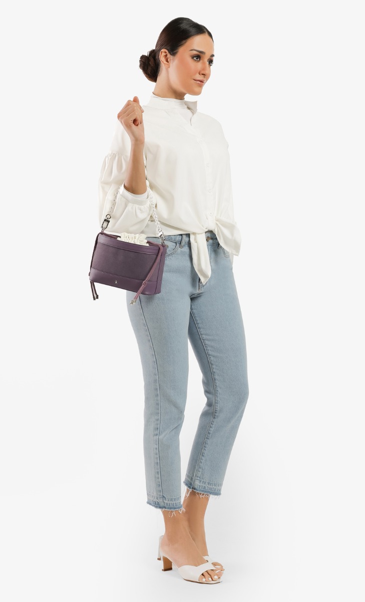 The Dayang Bag in Yam Pearl image 2