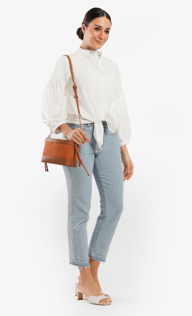 The Dayang Bag in Pearl Tea image 2