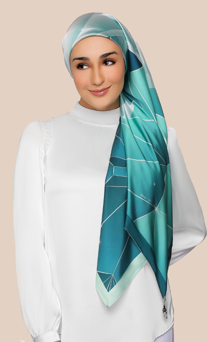 Disney x dUCk - Cinderella Square Scarf in Royal Highness