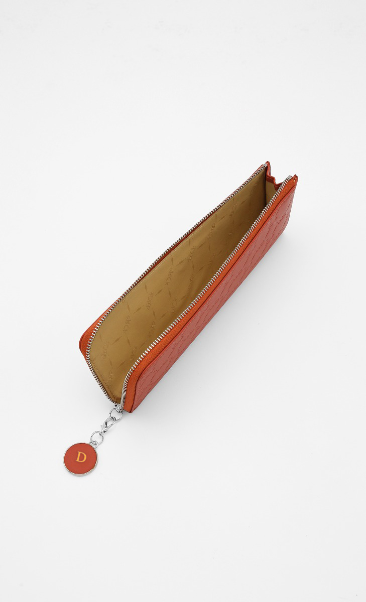 dUCk Monogram Compact Case in Cranberry (Personalise It) image 2