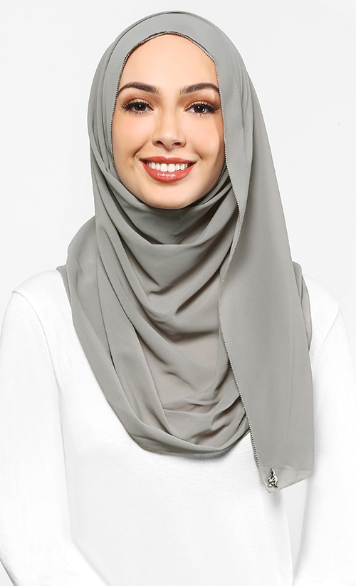 Instant dUCk Scarf in Grey Gatsby