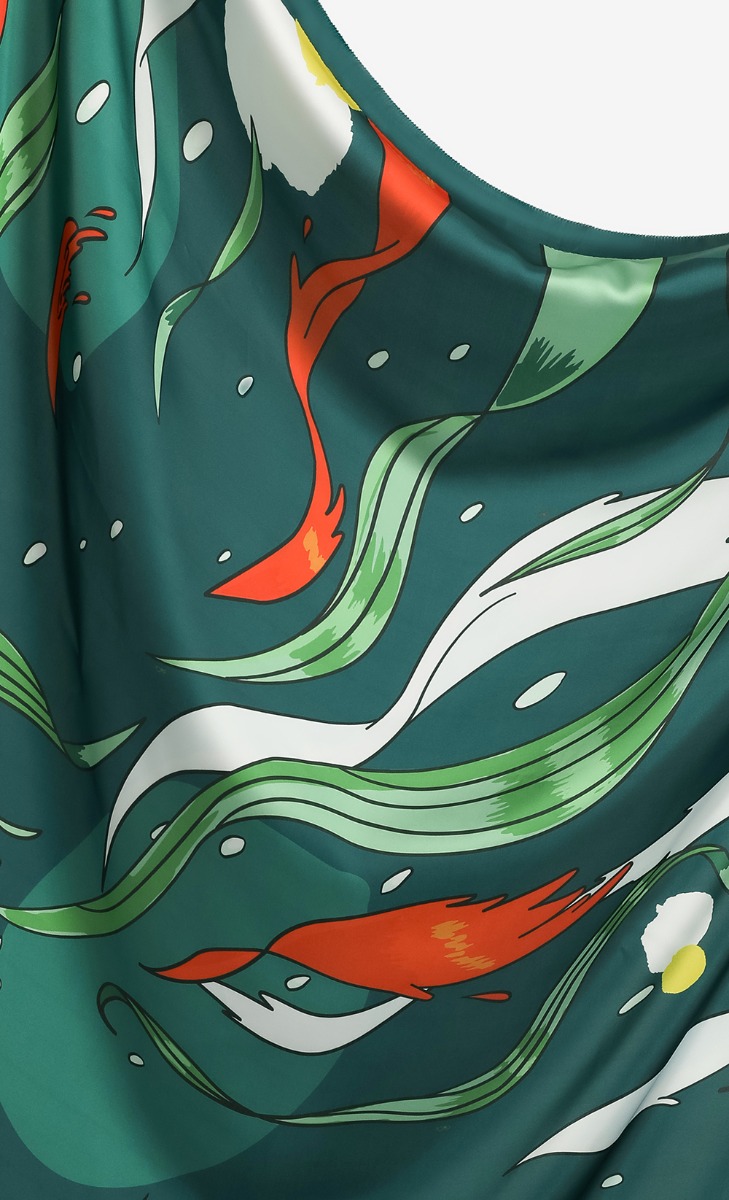 The Merdeka dUCk by Kenji Chai Shawl in Nasi Lemak image 2