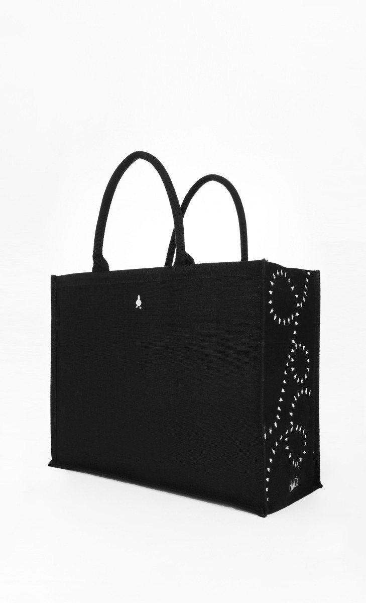 The dUCk Shopping Bag with Pocket - Classic Black image 2