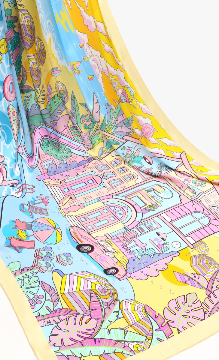 Barbie x dUCk Shawl in Golden Star image 2