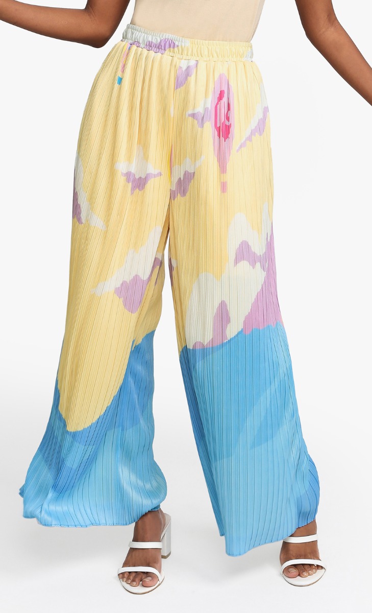 Barbie x dUCk Pleated Pants in  Golden Star