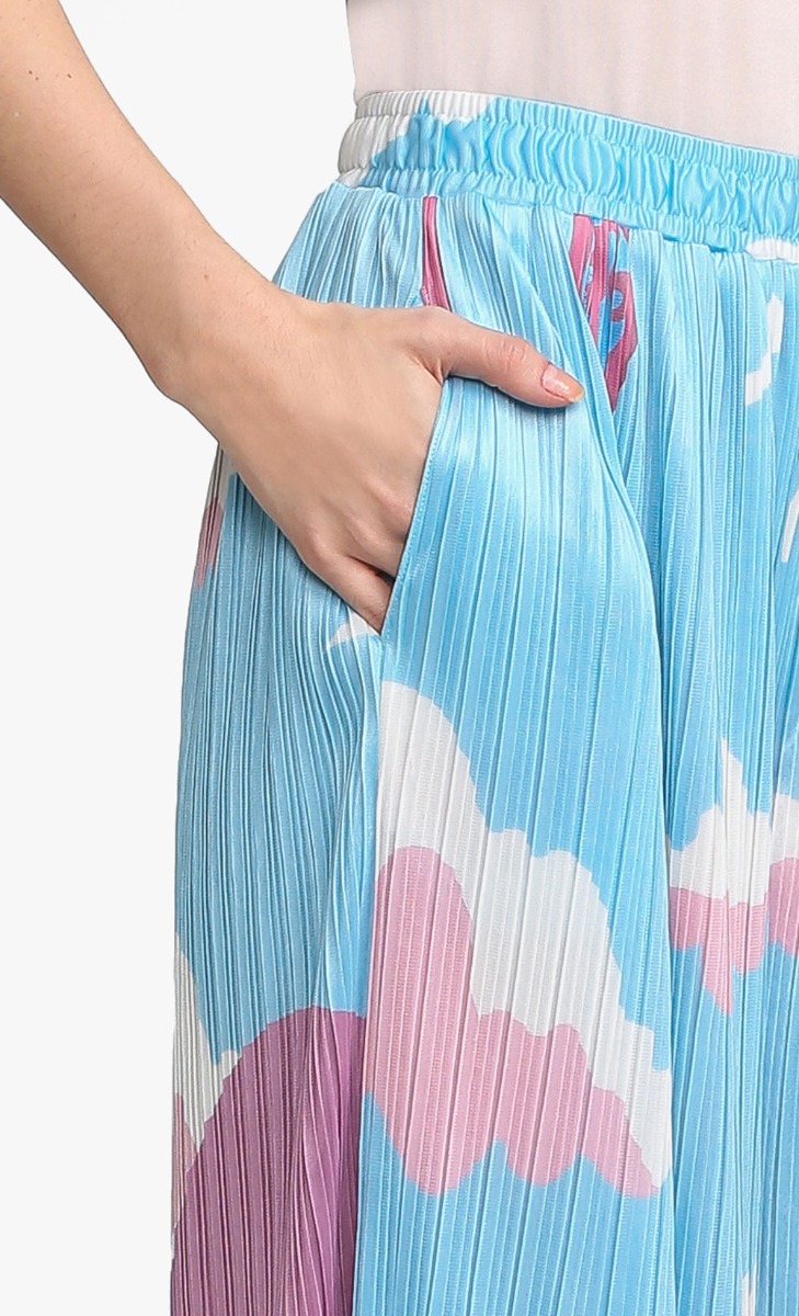 Barbie x dUCk Pleated Pants in Malibu Dream image 2