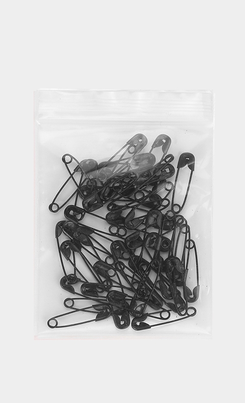 Safety Pins in Black