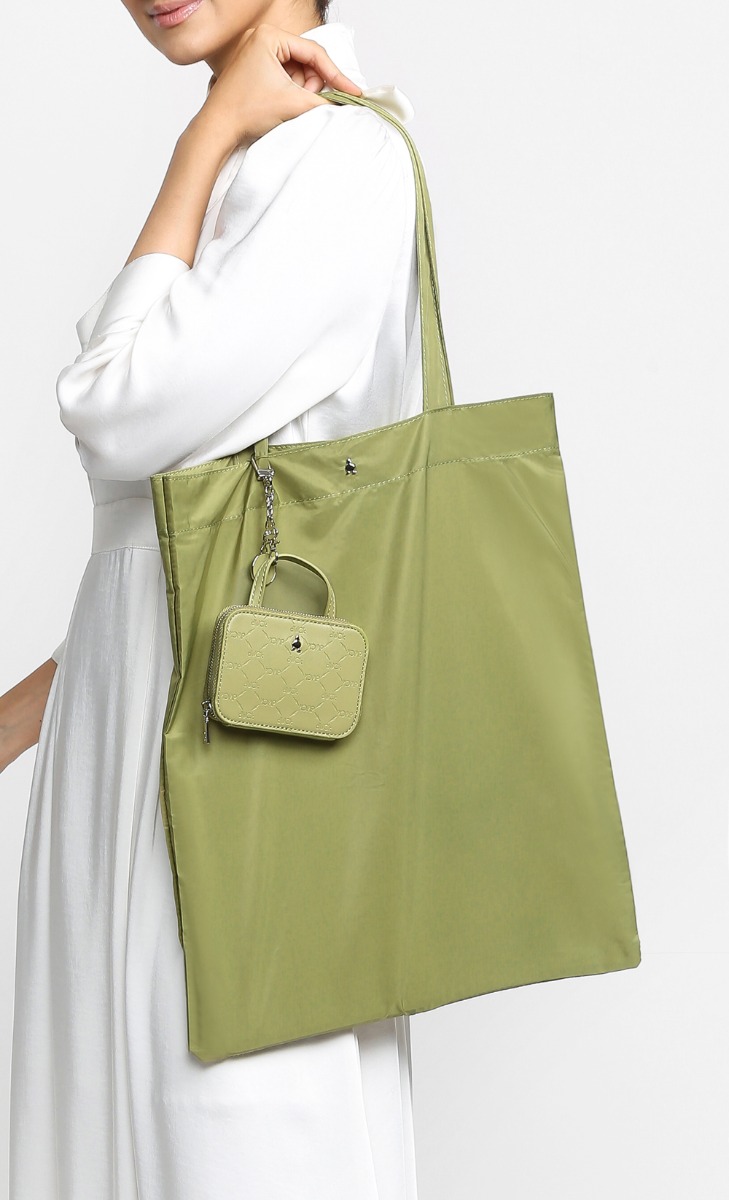 dUCk Monogram Holdall Charm in Wasabi image 2