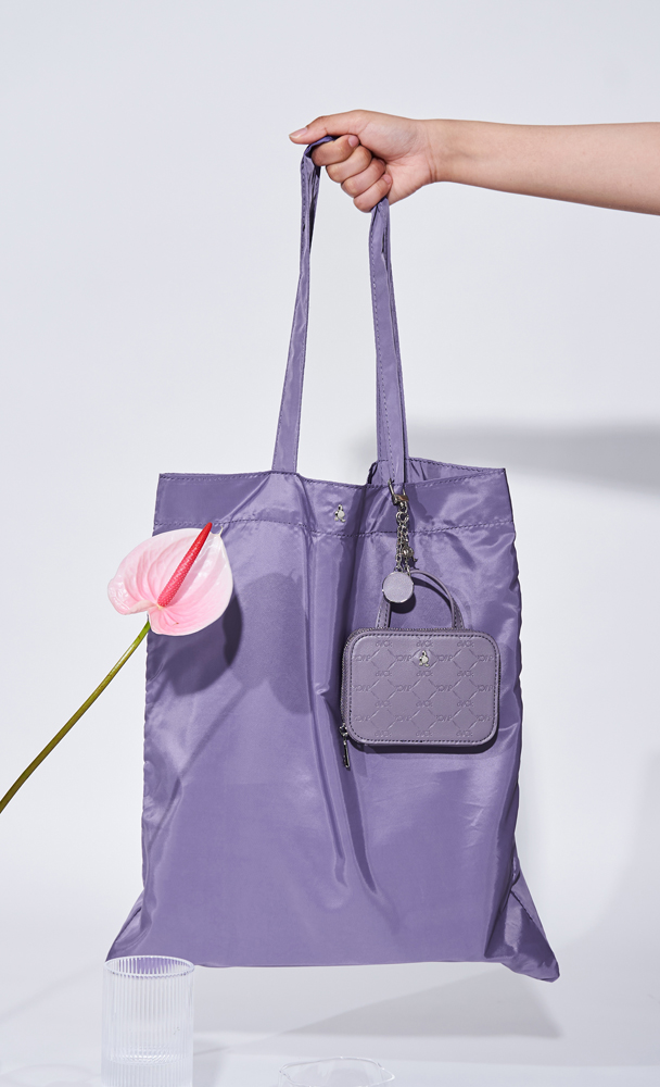 dUCk Monogram Holdall Charm in Yoghurt (Personalise It)