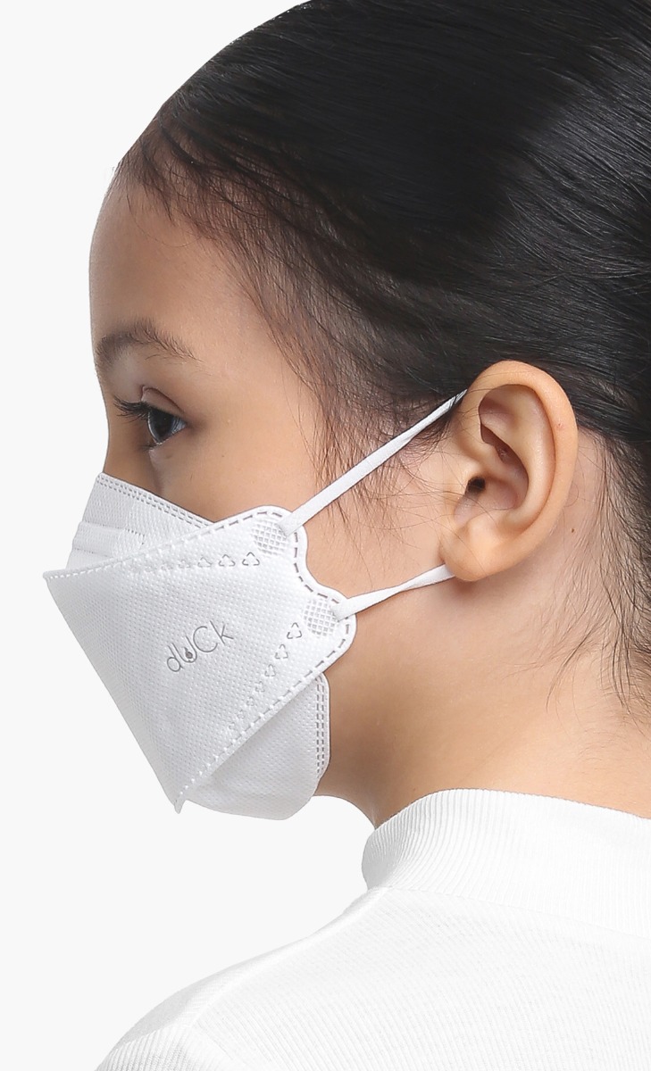 Mask Do It! dUCkling Ergonomic Face Mask (Ear-loop) in White image 2