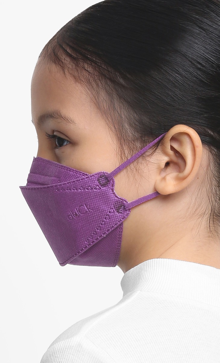 Mask Do It! dUCkling Ergonomic Face Mask (Ear-loop) in Purple image 2