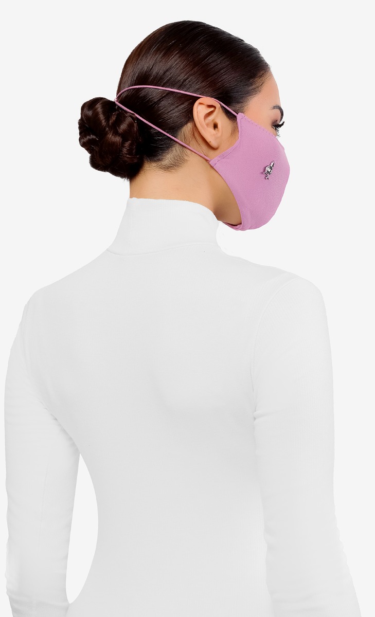 Jersey Face Mask (Head-loop) in Rose Days image 2