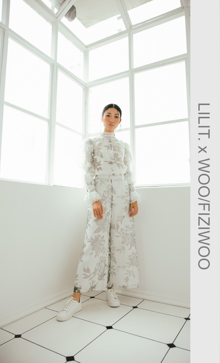 Bloom Wide Leg Pants In Green