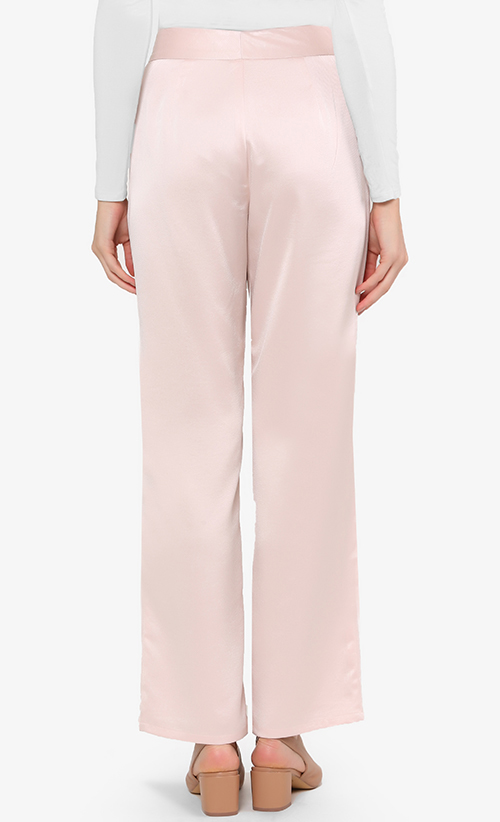 VECI Straight Cut Pants in Blush image 2