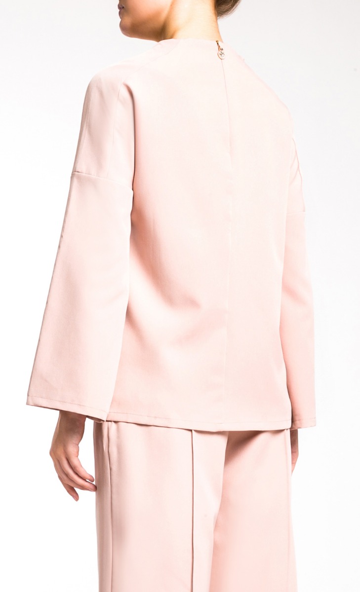 AVERY Drop Shoulder Top in Blush image 2