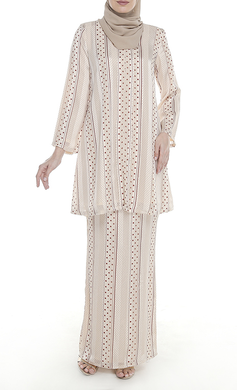 Kemboja Kebaya in Nude