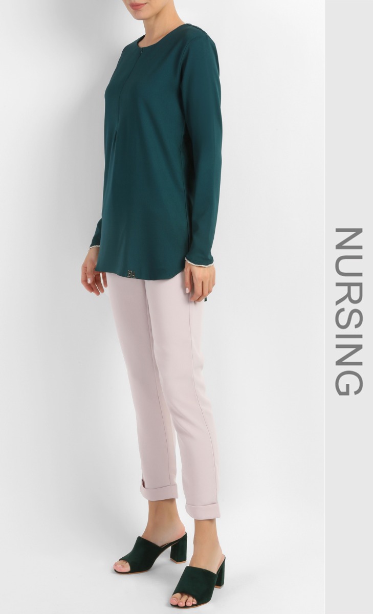 Lolita Top Emerald Green