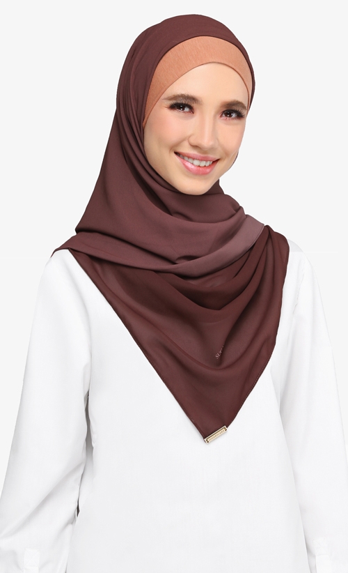 Ombre Claudia 2-In 1-Instant Scarf in Mixed Bata image 2