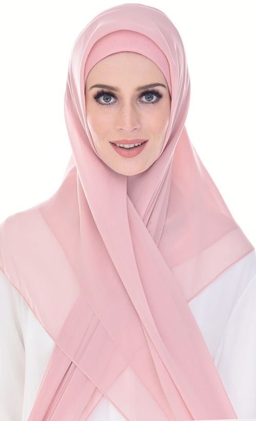 Bubblegum Scarf in Soft Pink