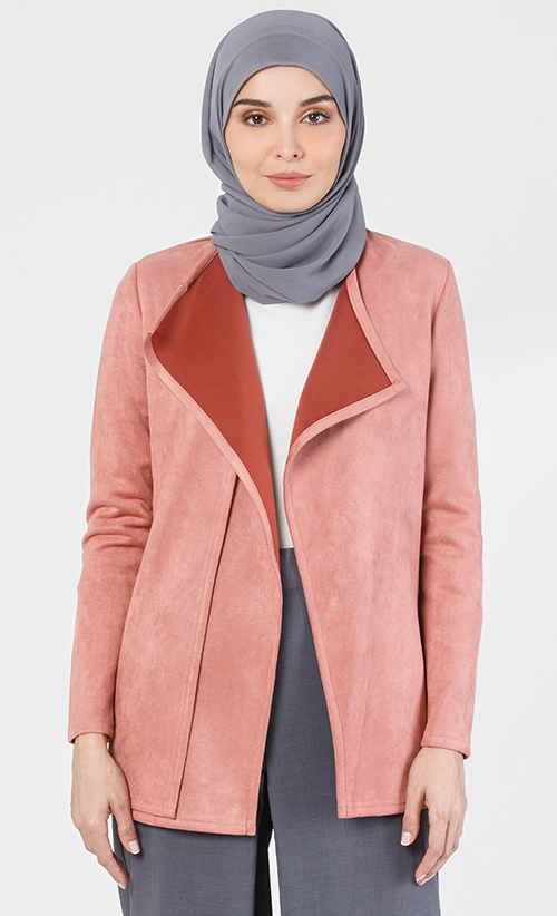 Edith Jacket in Salmon