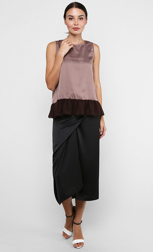 Lara Top in Brown