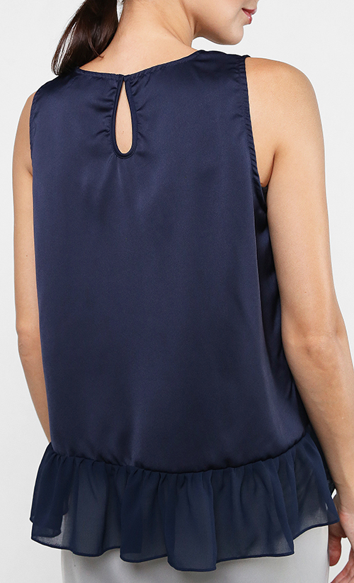 Lara Top in Midnight Blue image 2