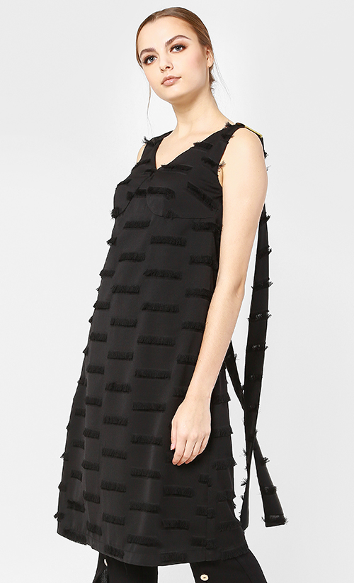 Sylvie Long Dress in Black