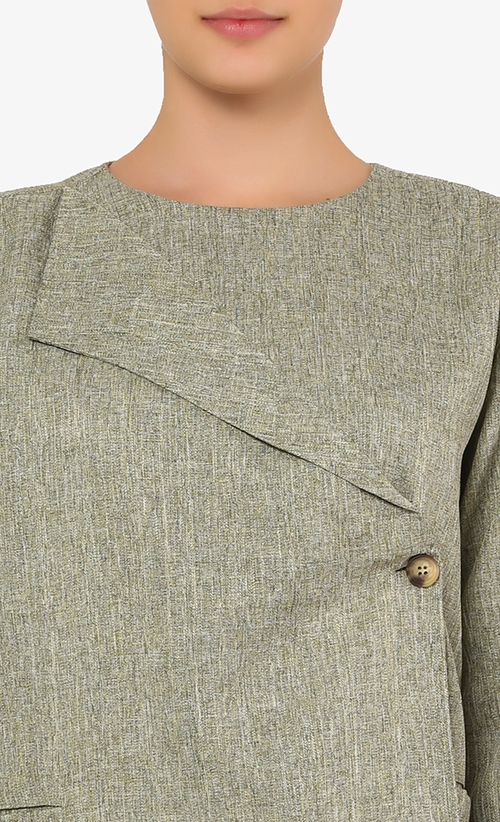 Tora Oversize Top in Grey image 2