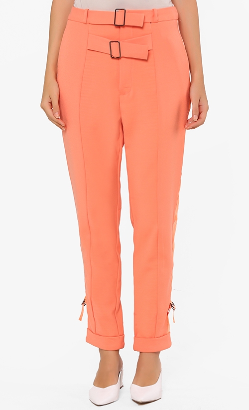 Pav Trousers in Coral image 2