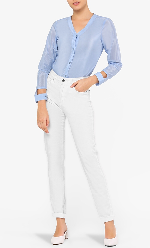 Tai Bodysuit in Baby Blue 