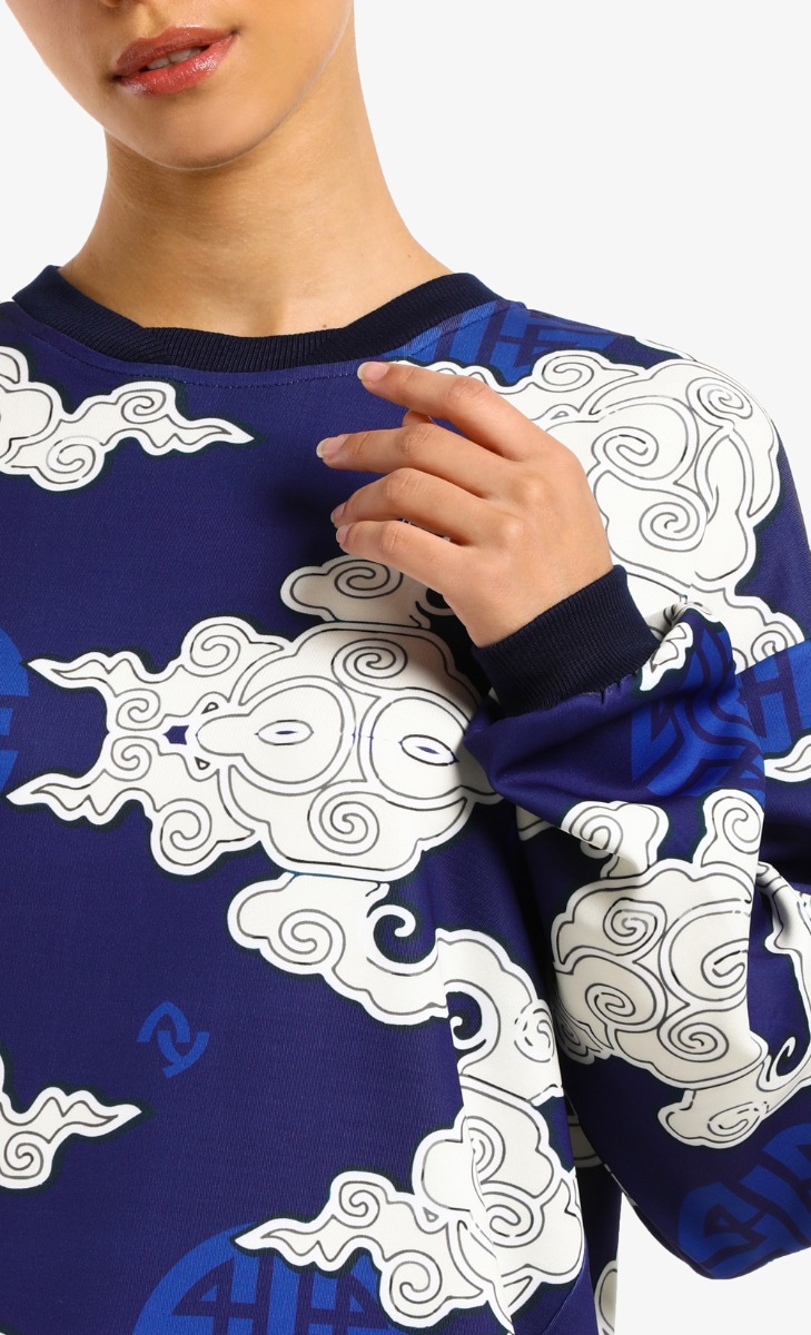 Beijing Sweatshirt In Blue image 2