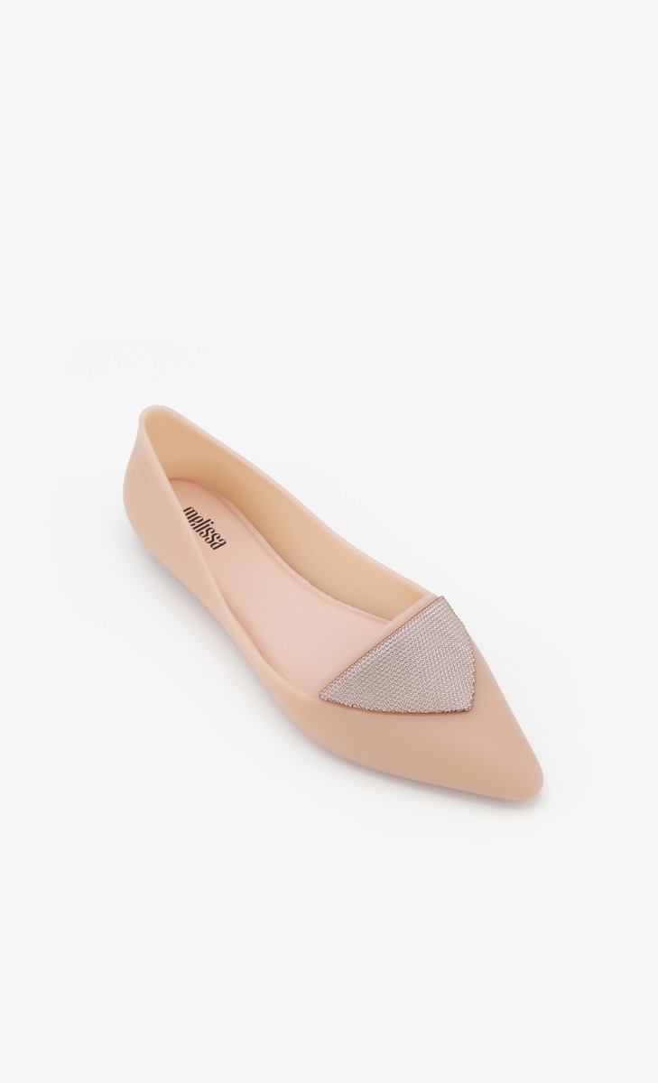 Melissa Pointy IV Flats in Light Pink image 2