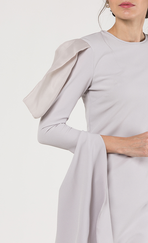 Feline Top in Grey image 2