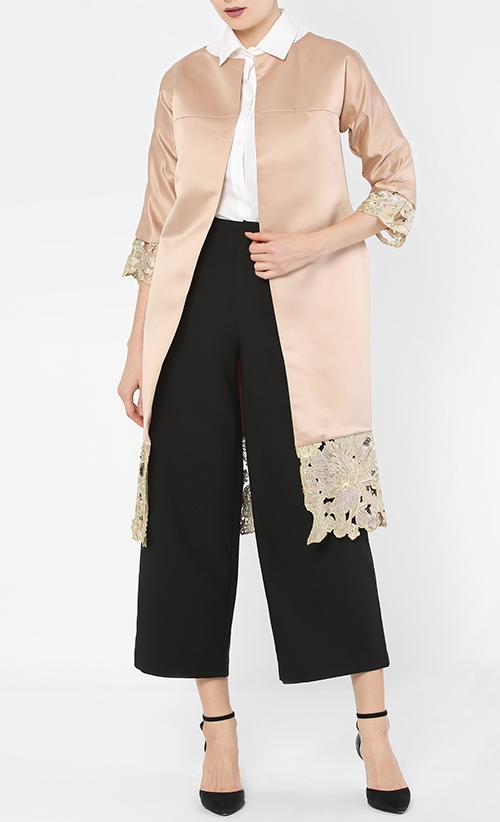 Carrie Outerwear in Dusty Rose