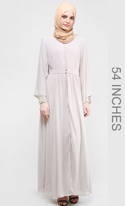 Split Front Kimono with Button Detail (54