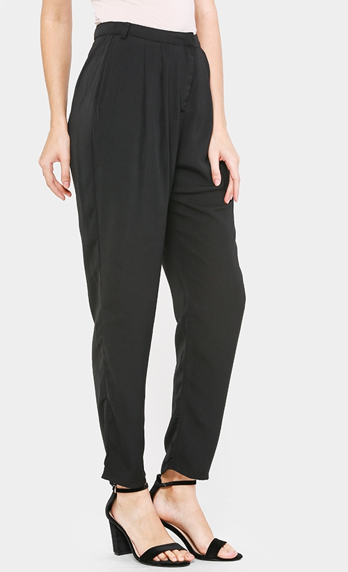 Soft Touch Trousers in Black