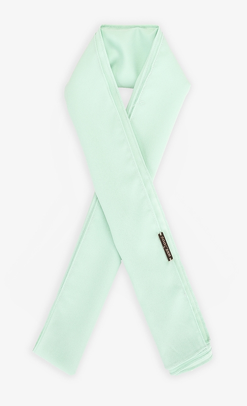 Crepe Shawl	 in Mint Green image 2