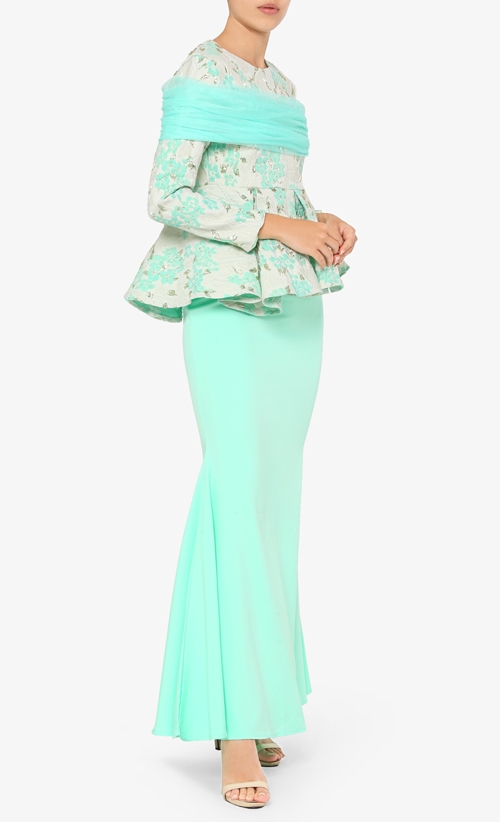 Sandra Kurung Set in Mint