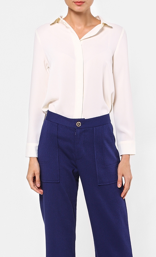 Button Down Shirt in Off White