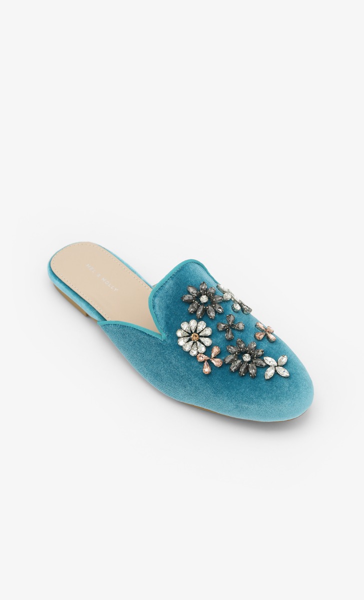 Marion Embellished Slip On Shoes in 