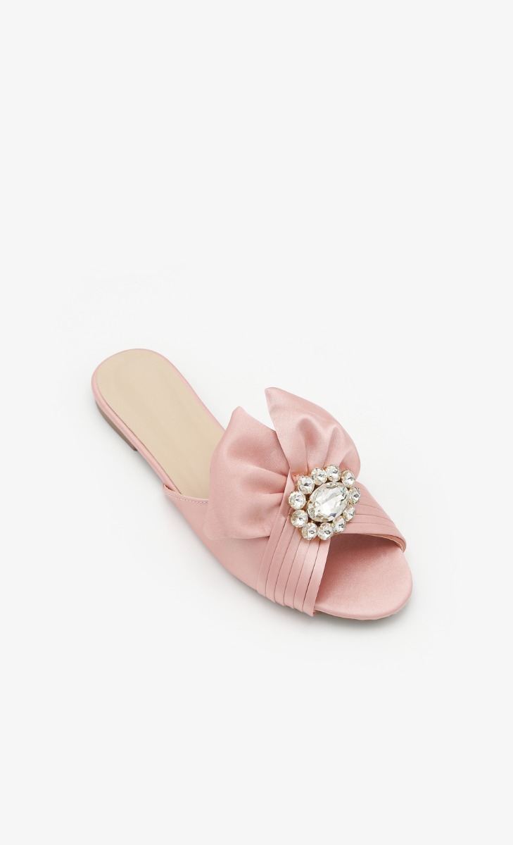 Sophie Embellished Sandals In Pink